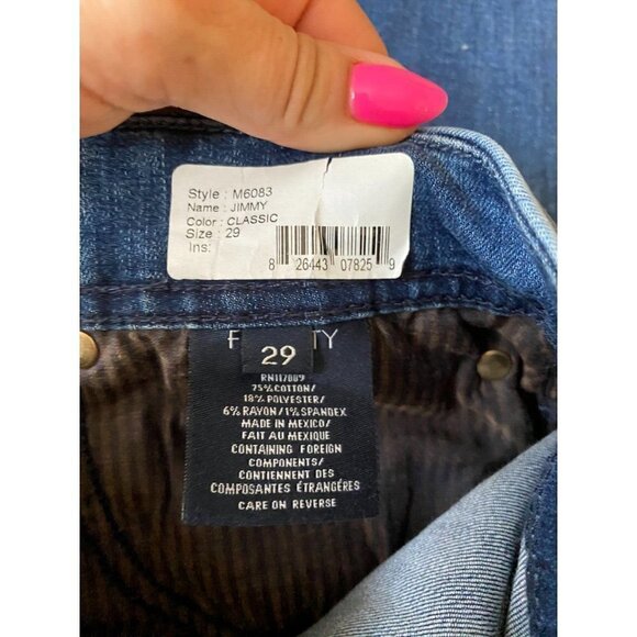 Fidelity Denim "jimmy" Slim straight jeans men's sz 29 classic - Picture 8 of 9